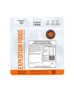 Expedition Foods Vegan Couscous /w Cajun Spices & Vegetables