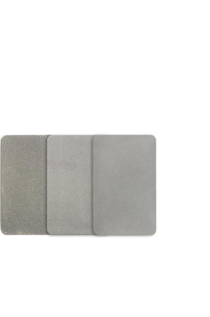 Sharpal 3-pc Credit Card Size Diamond Sharpening Stones w/Ring Grip, Storage Pouch, Mirror Finish Rear for Emergency Signalling - Coarse (325 grit/45 micron)/Fine (600 grit/25 micron)/Extra-Fine (1200 grit/9 micron)