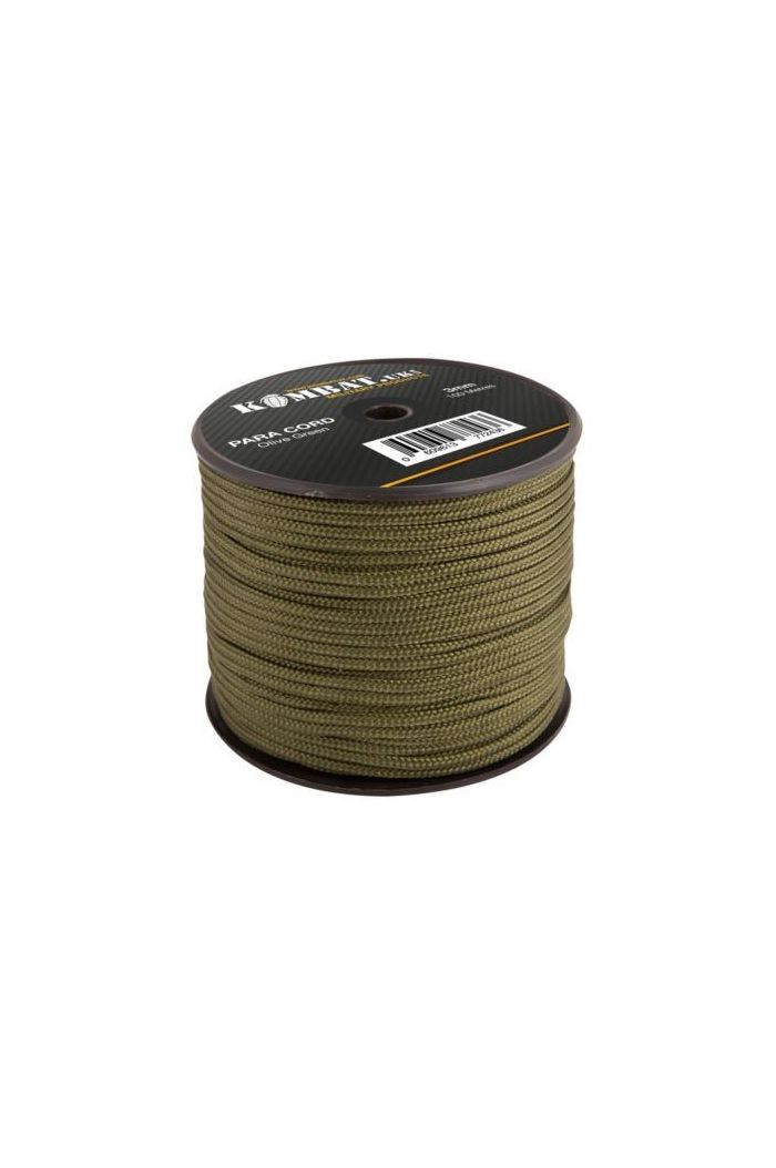100m Paracord Reel Olive Green