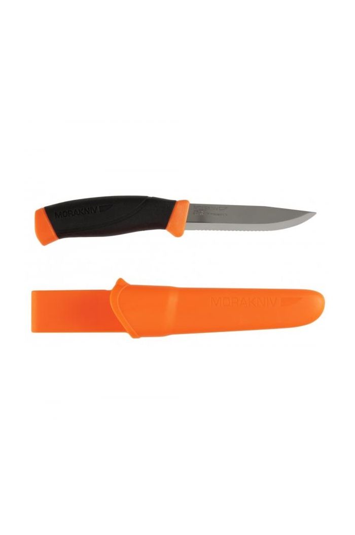 Mora Companion SRT 861F Serrated Safety Knife - Orange