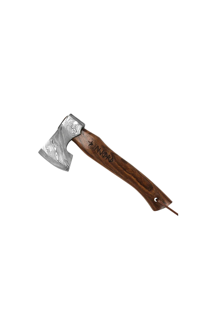 Njord Skade Damascus Camp Axe