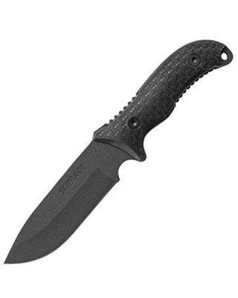 Schrade F36 Frontier Full Tang Drop Point Fixed Blade Knife (TPE Handle)