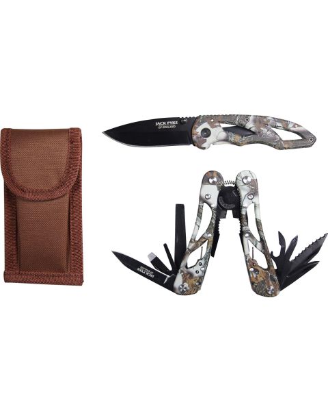 Jack Pyke Camo Multi Tool and Knife Set