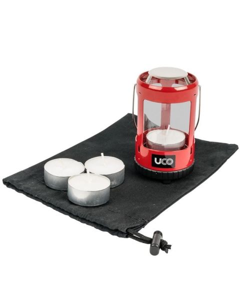 UCO Mini Candle Lantern Kit - Red